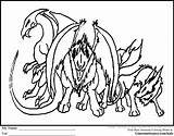 Skyrim Coloring Designlooter Dragons Pages sketch template