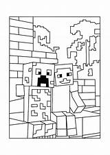 Steve Minecraft Coloring Pages Printable Getcolorings Color sketch template