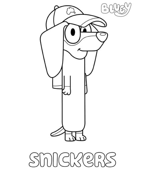snickers coloring page  printable coloring pages