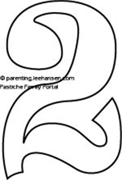 number  coloring page  bubble letter stencil template