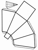Figuras Armar Geometricas Piramide Puedan Cuerpos Geometricos sketch template