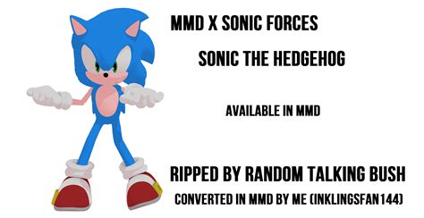 mmd  sonic forces sonic  hedgehog   inklingsfan  deviantart