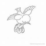 Bird Printable Stencil Stencils Popular Coloring Library Clipart Coloringhome Line sketch template