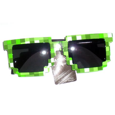 8 Bit Pixelated Sunglasses Choose Your Color Geek Nerd