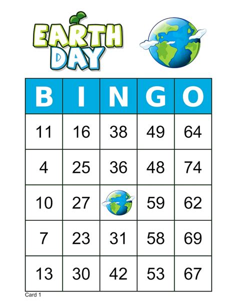 earth day bingo cards  cards prints     page etsy