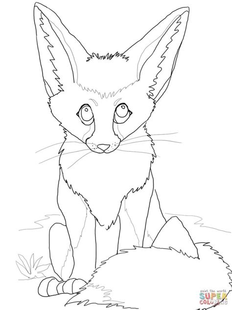foxes coloring pages  printable baby fox  print cute