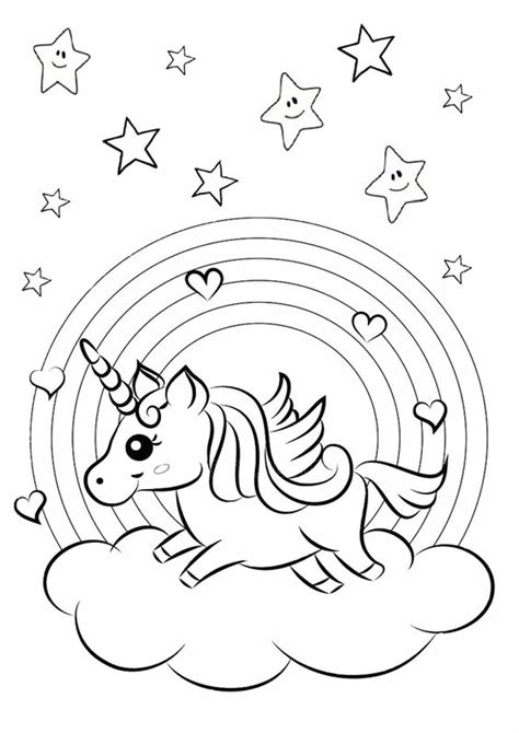 cute unicorn coloring page  printable coloring pages coloring
