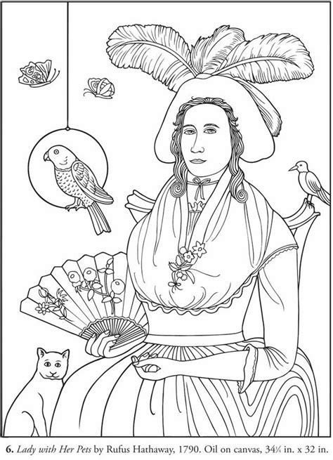 dover publications coloring pages american folk art