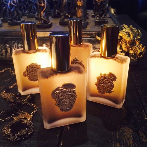 dark shadows alchemy perfume potion with amber musk vetiver vanilla