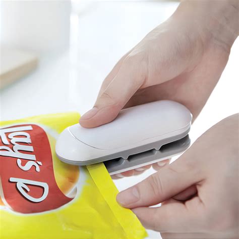 elegant choise portable mini food plastic bag sealer   handheld heat sealer  cutter