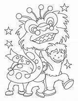 Chinese Year Coloring Pages Print sketch template