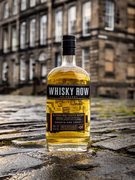 whisky row edinburgh smooth sweet blended malt scotch whisky cl