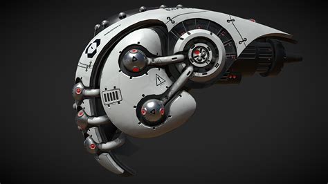 sci fi scout drone  model  futabaatblender atfutabablender cef sketchfab