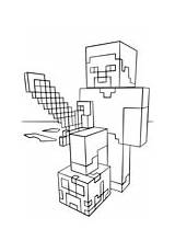 Minecraft Kolorowanki Mieczem Kolorowanka Diamentowym Minecraftu Wydruku sketch template