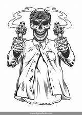 Gangster Chicano Tattoos Gangsters sketch template