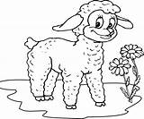 Lamb Crippled sketch template