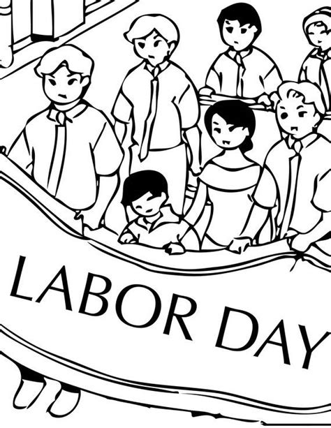 labor day coloring pages activities family holidaynetguide