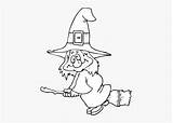 Witch Coloring Halloween Clipartkey sketch template