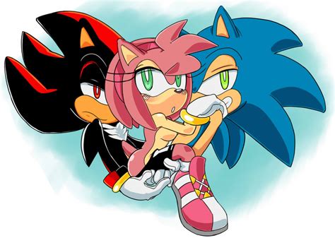 Rule 34 Amy Rose Anthro Black Blue Hair Breasts Cloudz Exposed