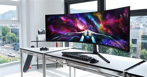 samsung launches odyssey neo   dual uhd  hz gaming monitor  displayport
