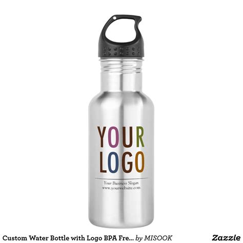custom water bottle  logo bpa   minimum