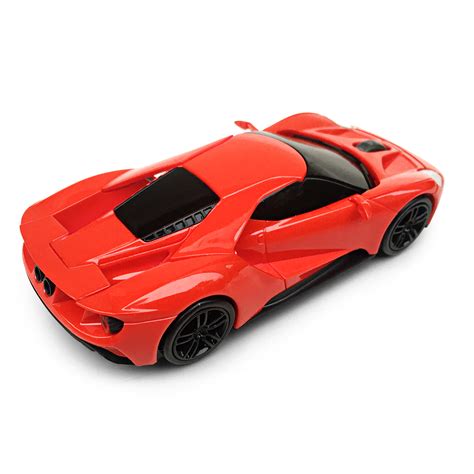 official ford gt sports car  wireless computer mouse red ebay