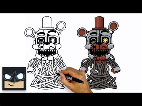 How To Draw Molten Freddy Five Nights At Freddy S