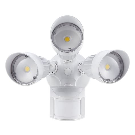 leonlite   head led security lights outdoor motion sensor security lights  warm white