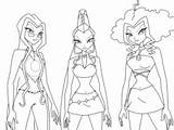 Trix Coloring Pages Winx Club Categories sketch template