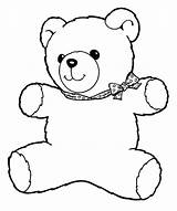 Bear Teddy Coloring Pages Freddy Drawing Christmas Line Kids Cute Baby Simple Printable Printables Holidays Sheets Color Getdrawings Faz Easy sketch template