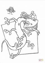 Coloring Randall Pages Boggs Scary sketch template