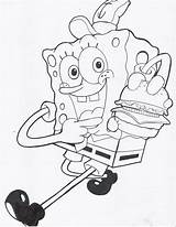 Spongebob Krabby Squarepants sketch template
