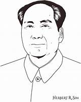 Mao Zedong Reformations Digitally Referencing Chosen Herbert Sim sketch template