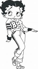 Boop Coloriage Coloriages Bettie Bettyboop sketch template