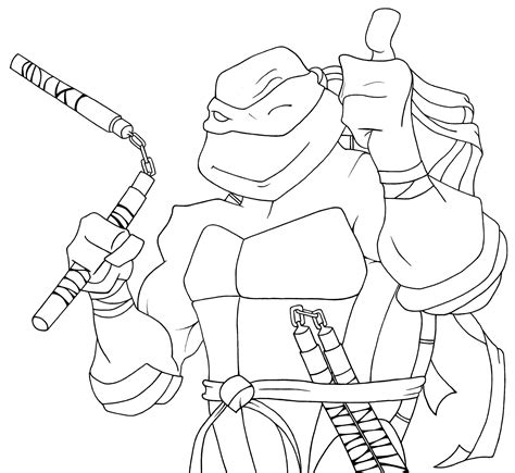 tmnt mikey coloring coloring pages