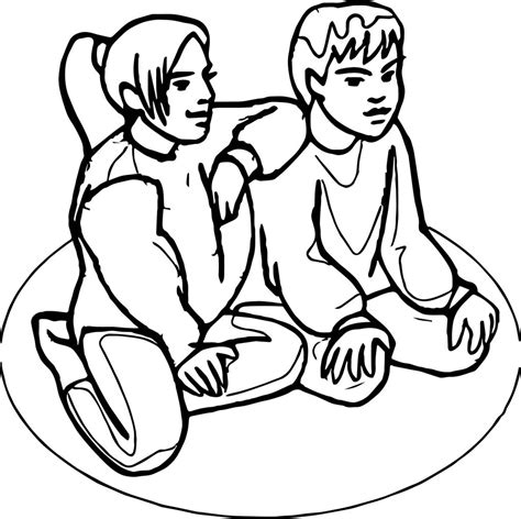 friends  coloring page wecoloringpagecom