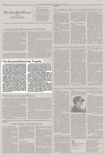 opinion the scandal behind the tragedy the new york times