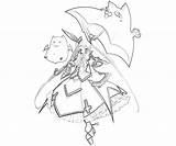 Blazblue Rachel Pages Calamity Trigger Coloring Alucard Pet Another sketch template