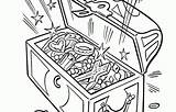 Treasure Coloring Chest Pages Printable Sand Visit Kids sketch template