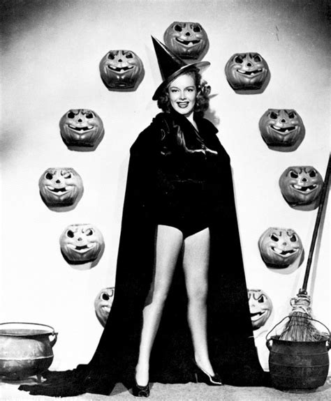 a nostalgic halloween vintage pin up witches