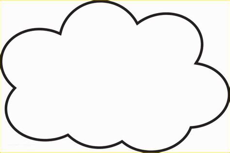 cloud template   rain cloud template printable clipart