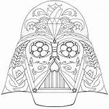Coloring Skull Pages Wars Star Sugar Printable Colouring Adult Book Color Disney sketch template