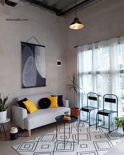 desain ruang tamu mungil modern impian   favorit helloshabbycom interior