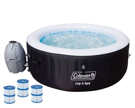 Coleman 71 X 26 Inflatable Spa 4 Person Hot Tub With 6