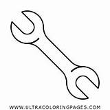 Inglese Llave Chiave Inglesa Wrench Ultracoloringpages Stampare sketch template
