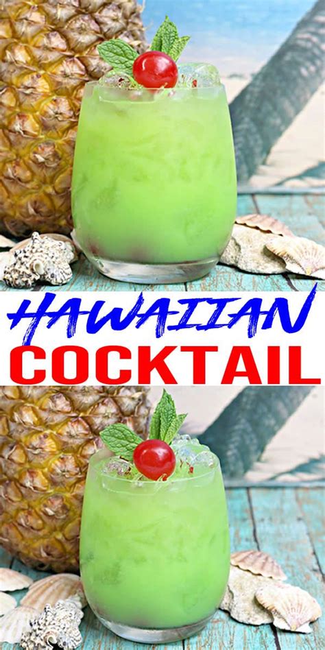 Alcoholic Drinks Best Hawaiian Cocktail Recipe Easy