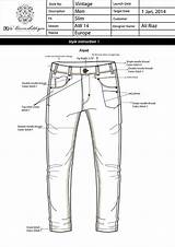 Jeans Tech Denim Men Behance Fashion Mens Pants Drawing Details Sketches Clothing Packs Mir Cf S3 Underwear Designer Flats Visit sketch template