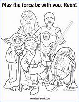 Coloring Pages Wars Star Printable Yoda Birthday 101coloringpages Walker sketch template