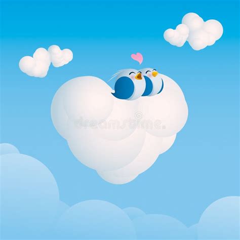 liefde  de lucht vector illustratie illustration  samenhorigheid