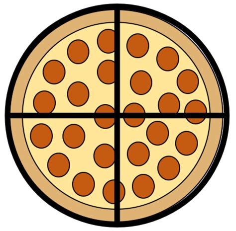 pizza fractions clip art  liljax education teachers pay teachers